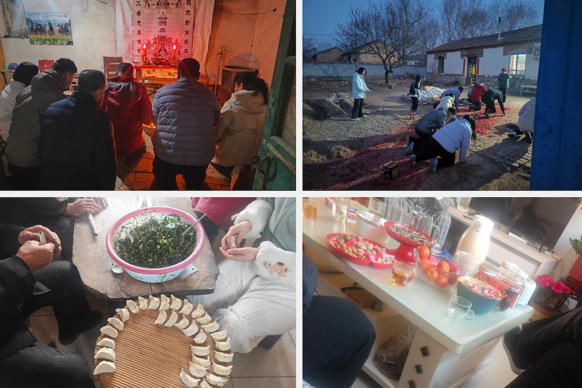 New Year greetings on the first day