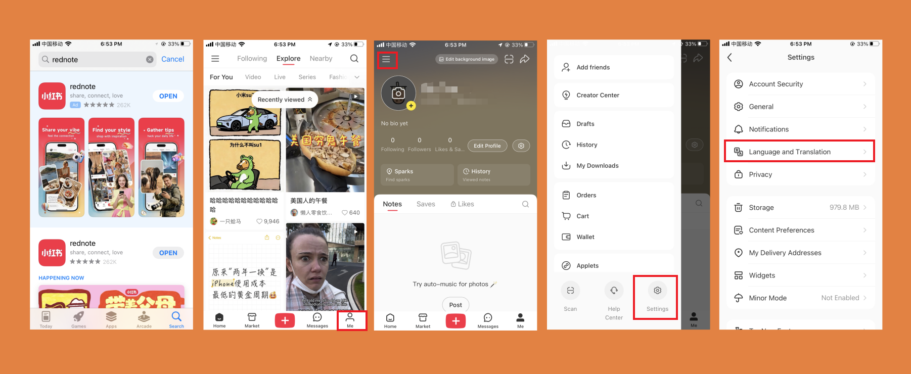 Download and Use Rednote