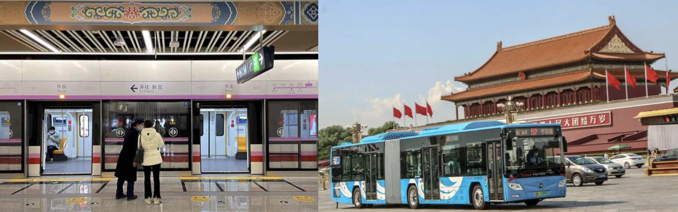 中国公共交通总览图